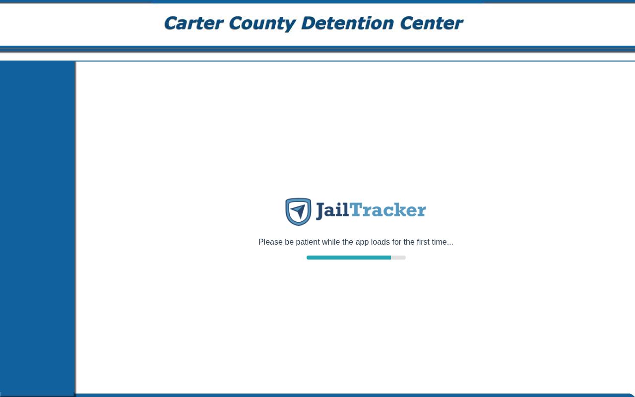 Carter County Detention Center current roster before a release search